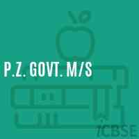P.Z. Govt. M/s School Logo