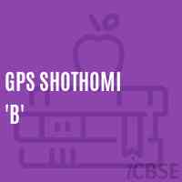 Gps Shothomi 'B' Primary School Logo