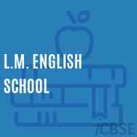 L.M. English School Logo