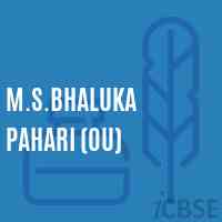 M.S.Bhaluka Pahari (Ou) Middle School Logo