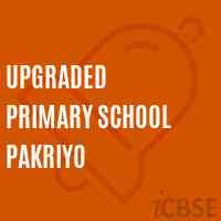 Upgraded Primary School Pakriyo Logo