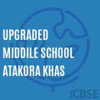 Upgraded Middile School Atakora Khas Logo