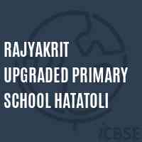 Rajyakrit Upgraded Primary School Hatatoli Logo