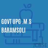 Govt Upg .M.S Baramsoli Middle School Logo