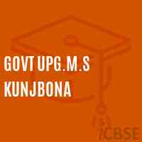 Govt Upg.M.S Kunjbona Middle School Logo