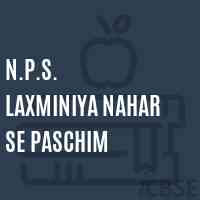 N.P.S. Laxminiya Nahar Se Paschim Primary School Logo