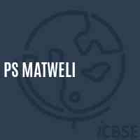 Ps Matweli Primary School Logo