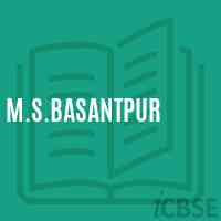 M.S.Basantpur Middle School Logo