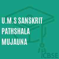 U.M.S Sanskrit Pathshala Mujauna Middle School Logo