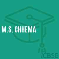 M.S. Chhema Middle School Logo
