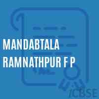 Mandabtala Ramnathpur F P Primary School Logo