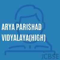 Arya Parishad Vidyalaya(High) High School Logo