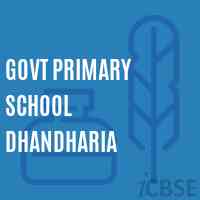 Govt Primary School Dhandharia Logo