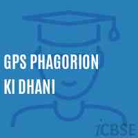 Gps Phagorion Ki Dhani Primary School Logo