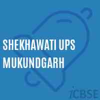 Shekhawati Ups Mukundgarh Secondary School Logo