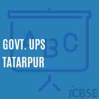 Govt. Ups Tatarpur Middle School Logo