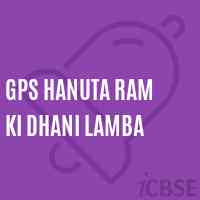 Gps Hanuta Ram Ki Dhani Lamba Primary School Logo