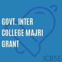 Govt. Inter College Majri Grant High School Logo