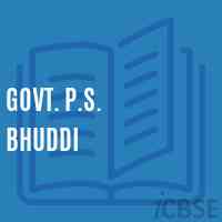 Govt. P.S. Bhuddi Primary School Logo