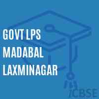 Govt Lps Madabal Laxminagar Primary School Logo