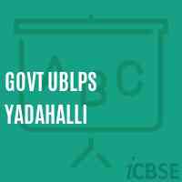Govt Ublps Yadahalli Primary School Logo