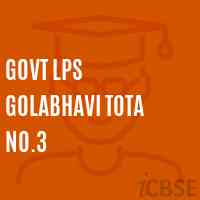 Govt Lps Golabhavi Tota No.3 Primary School Logo
