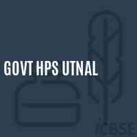 Govt Hps Utnal Middle School Logo