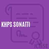 Khps Sonatti Primary School Logo