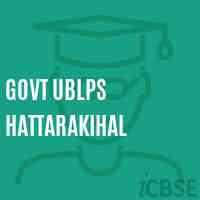 Govt Ublps Hattarakihal Primary School Logo