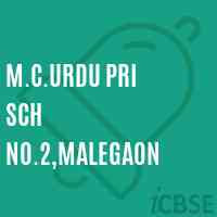 M.C.Urdu Pri Sch No.2,Malegaon Primary School Logo