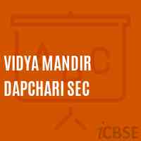 Vidya Mandir Dapchari Sec Secondary School Logo