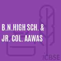 B.N.High Sch. & Jr. Col. Aawas High School Logo