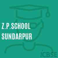 Z.P.School Sundarpur Logo