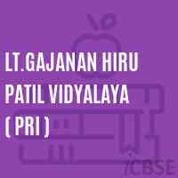 Lt.Gajanan Hiru Patil Vidyalaya ( Pri ) Middle School Logo