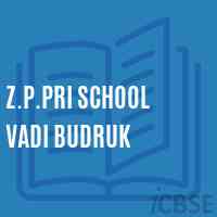Z.P.Pri School Vadi Budruk Logo