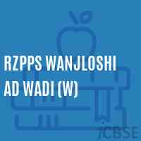 Rzpps Wanjloshi Ad Wadi (W) Primary School Logo