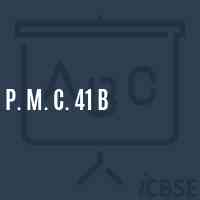 P. M. C. 41 B Middle School Logo