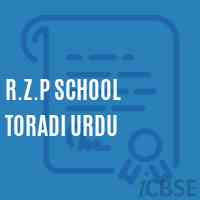 R.Z.P School Toradi Urdu Logo
