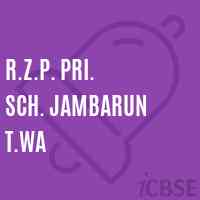 R.Z.P. Pri. Sch. Jambarun T.Wa Primary School Logo