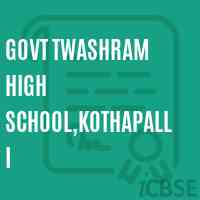 Govt Twashram High School,Kothapalli Logo