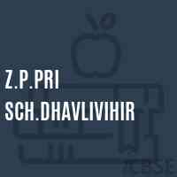Z.P.Pri Sch.Dhavlivihir Primary School Logo