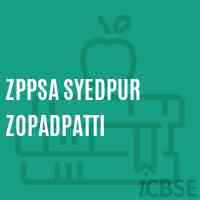 Zppsa Syedpur Zopadpatti Primary School Logo