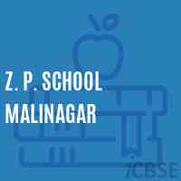 Z. P. School Malinagar Logo