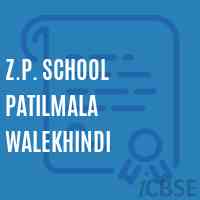 Z.P. School Patilmala Walekhindi Logo