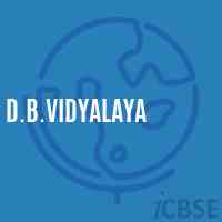 D.B.Vidyalaya Secondary School Logo