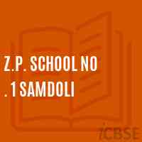 Z.P. School No . 1 Samdoli Logo