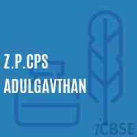 Z.P.Cps Adulgavthan Primary School Logo