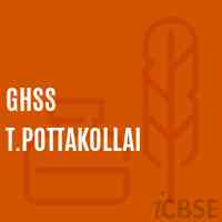 Ghss T.Pottakollai High School Logo