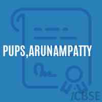 Pups,Arunampatty Primary School Logo