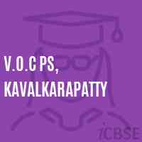 V.O.C Ps, Kavalkarapatty Primary School Logo